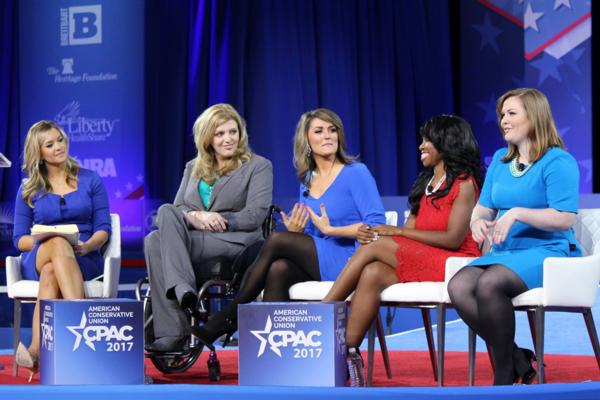 Antonia on the main stage at CPAC 2017